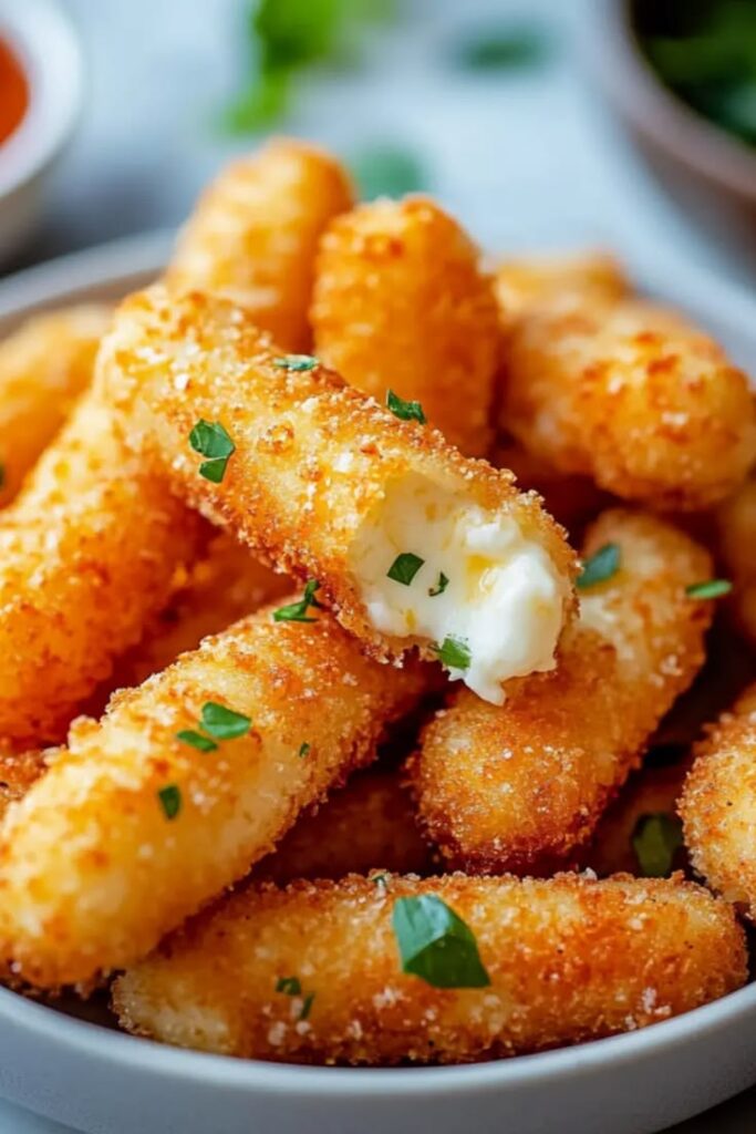 Air Fryer Mozzarella Sticks