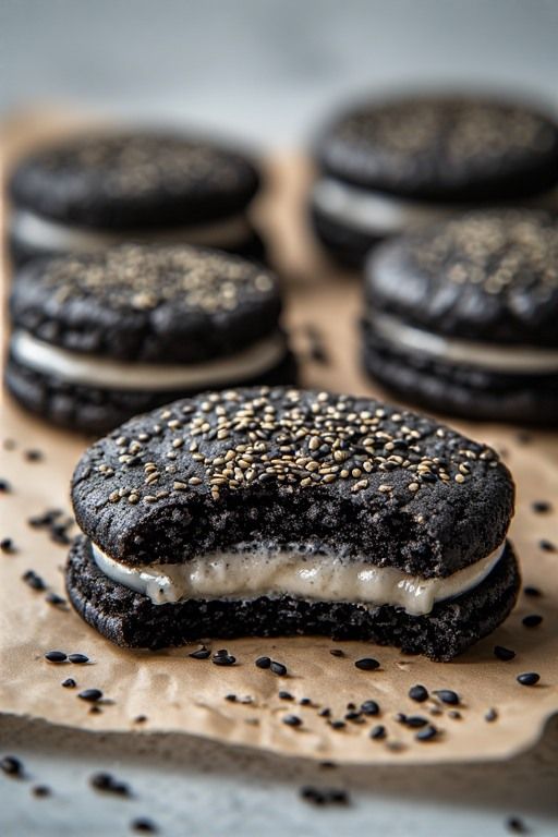 Black Sesame Cookies