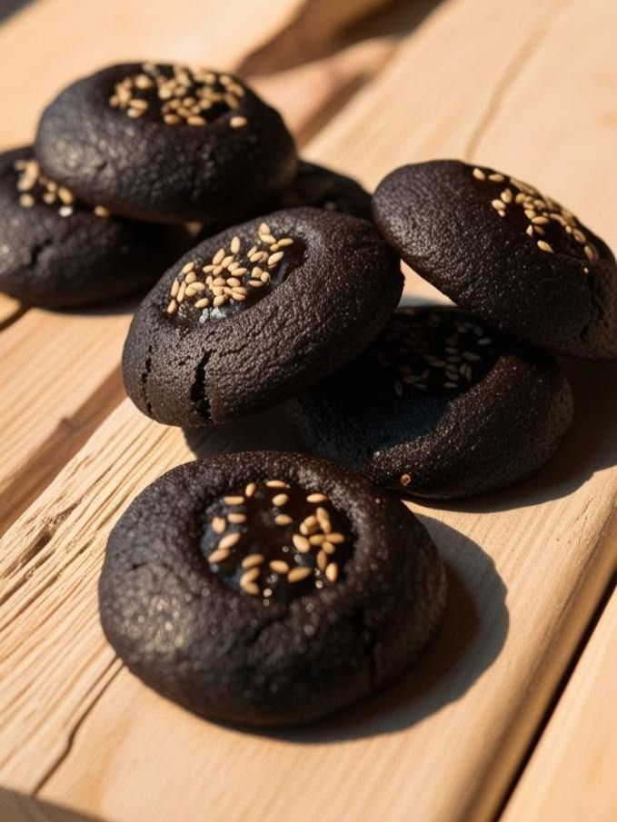 Black Sesame Cookies