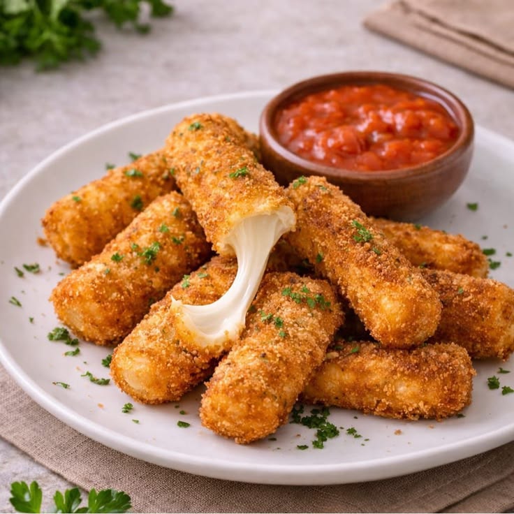 Air Fryer Mozzarella Sticks