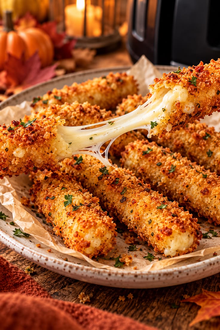 Air Fryer Mozzarella Sticks